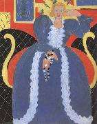 Henri Matisse Lady in Blue (mk35) oil painting picture wholesale